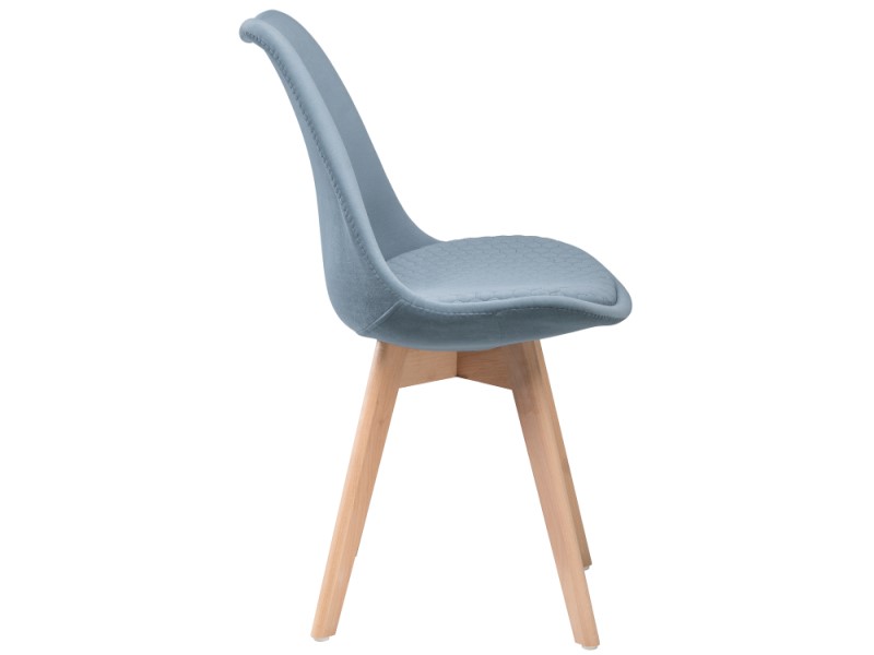 Деревянный стул Bonuss light blue/wood (Арт.15223)